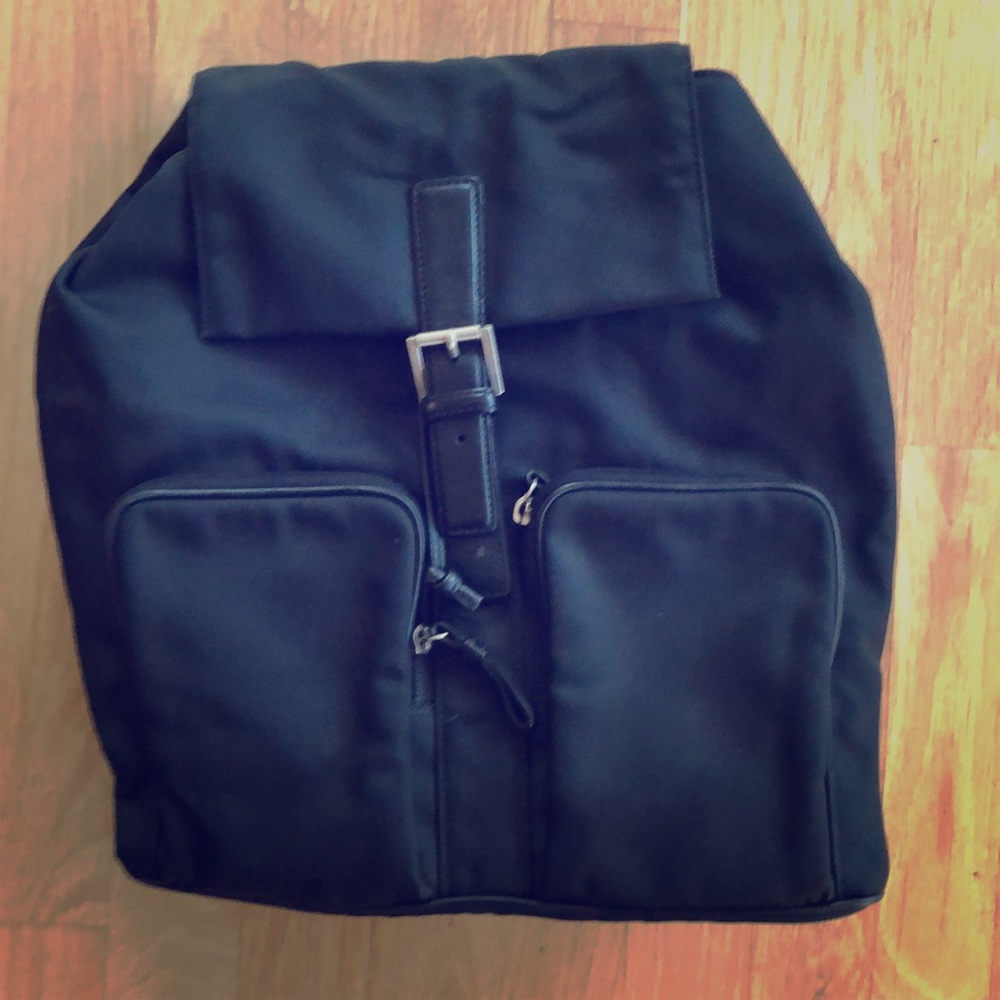 Coach black backpack